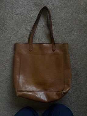 Madewell Brown Leather Tote Bag